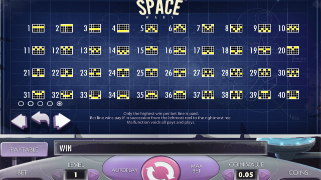 Бонусная игра Space Wars 7